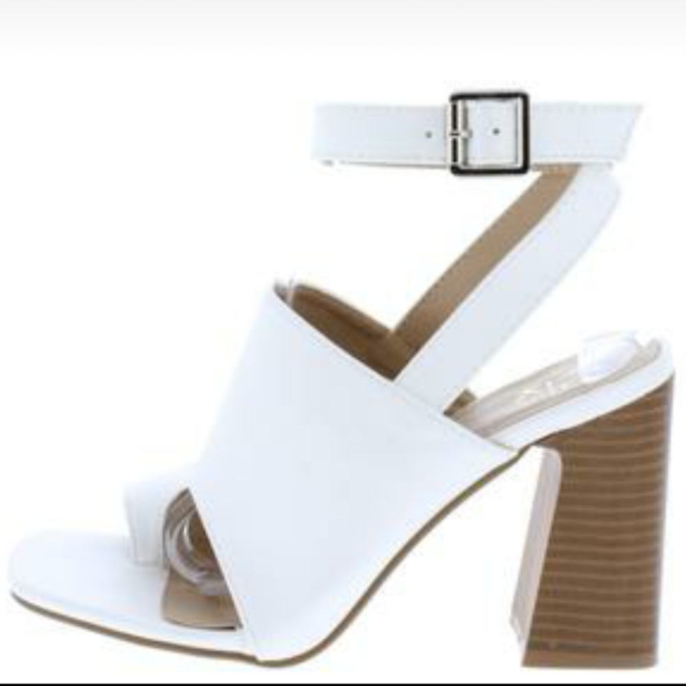 White Chic Block Heels (BUY)